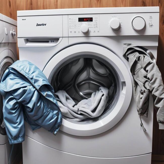 Czyszczenie kurtki z techniczną warstwą ochronną